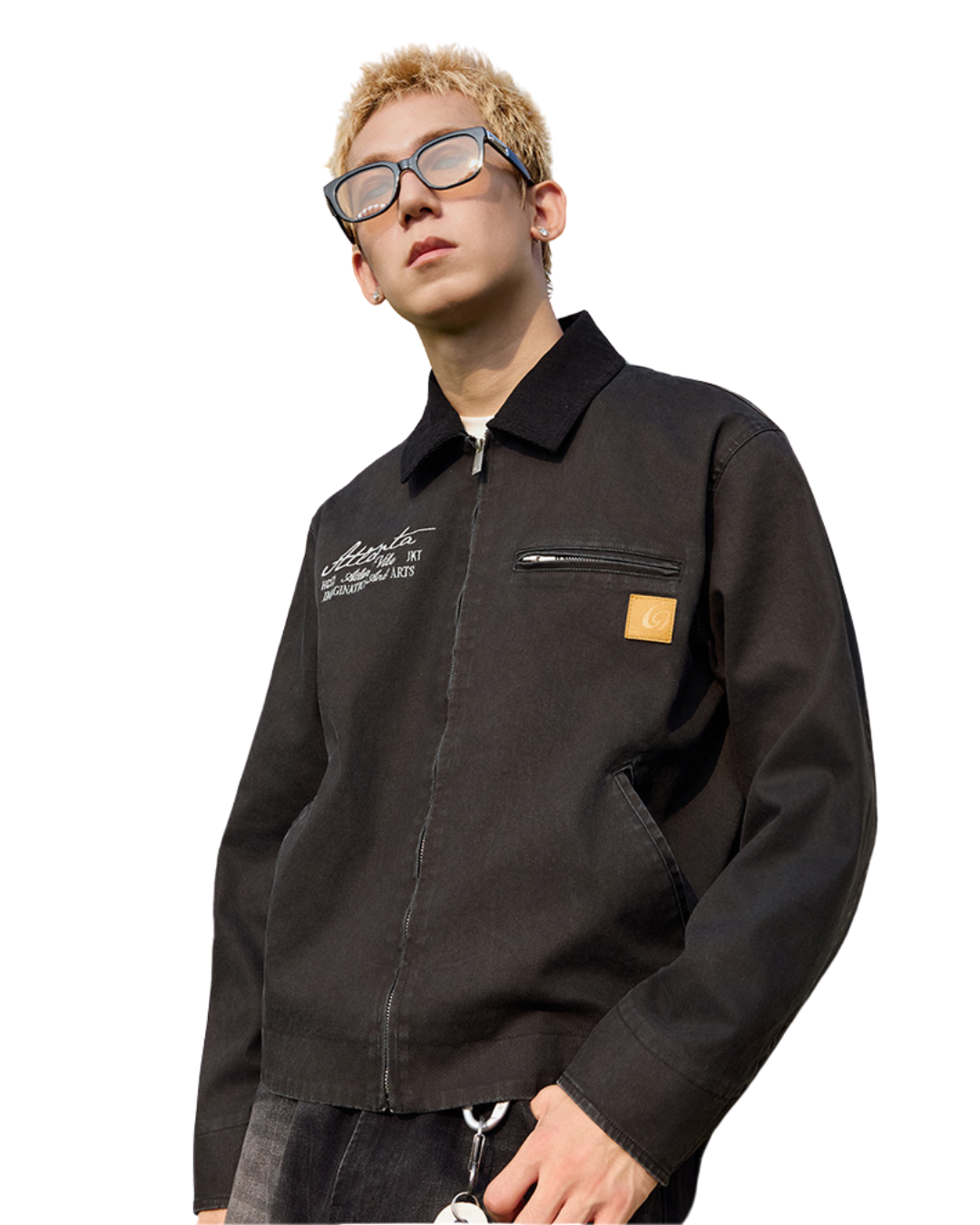 Vintage Pearl Embroidered Work Jacket Vintage Pearl Embroidered Work Jacket