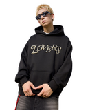 Love Me More Pearl Embroidered Hoodie Love Me More Pearl Embroidered Hoodie