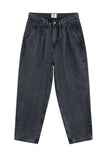 Washed Loose Pleated Jeans Washed Loose Pleated Jeans