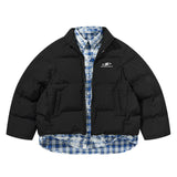 Two Piece Plaid Shirt Down Jacket Two Piece Plaid Shirt Down Jacket