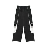 Spliced Contrast Stitching Track Pants Spliced Contrast Stitching Track Pants