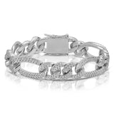 Diamond Figaro Bracelet Diamond Figaro Bracelet
