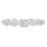 Diamond Puff Bracelet White Gold Diamond Puff Bracelet White Gold