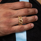 Diamond Cuban Ring 10mm Diamond Cuban Ring 10mm