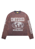 Worldwide Long Sleeve Tee - Vintage Black Worldwide Long Sleeve Tee - Vintage Black