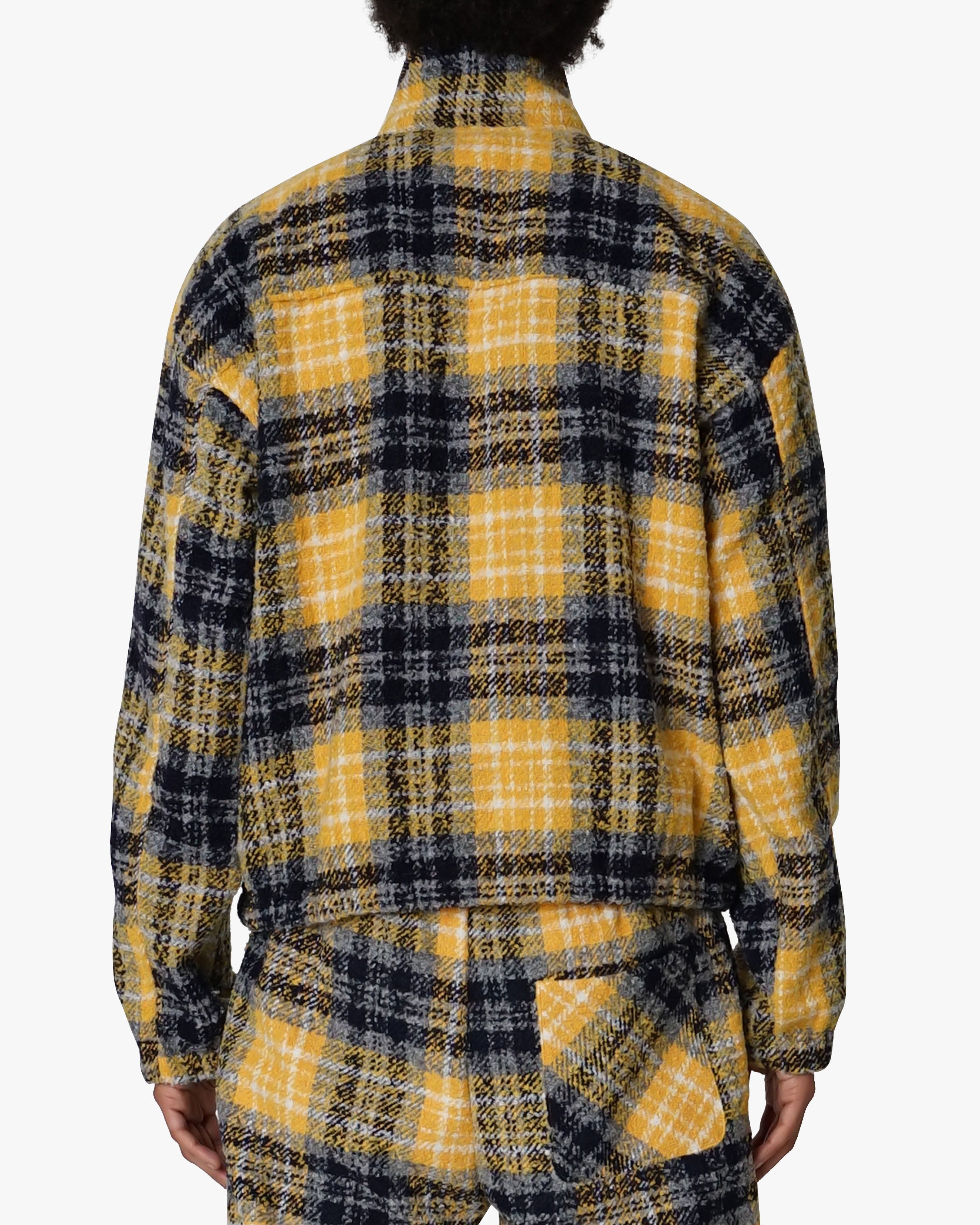 EPTM Flannel Half Zip Pullover - Yellow EPTM Flannel Half Zip Pullover - Yellow