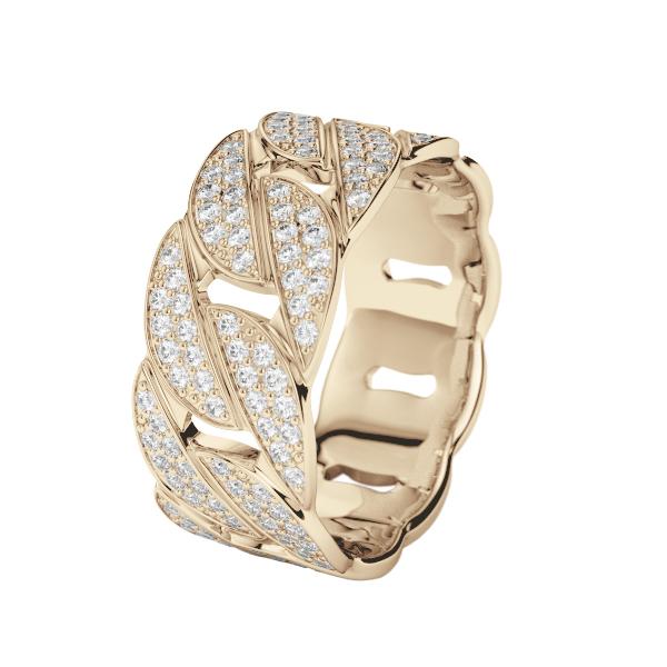 Diamond Cuban Link Ring Diamond Cuban Link Ring