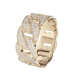 Diamond Cuban Link Ring Diamond Cuban Link Ring