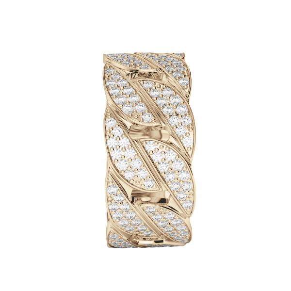 Diamond Cuban Link Ring Diamond Cuban Link Ring