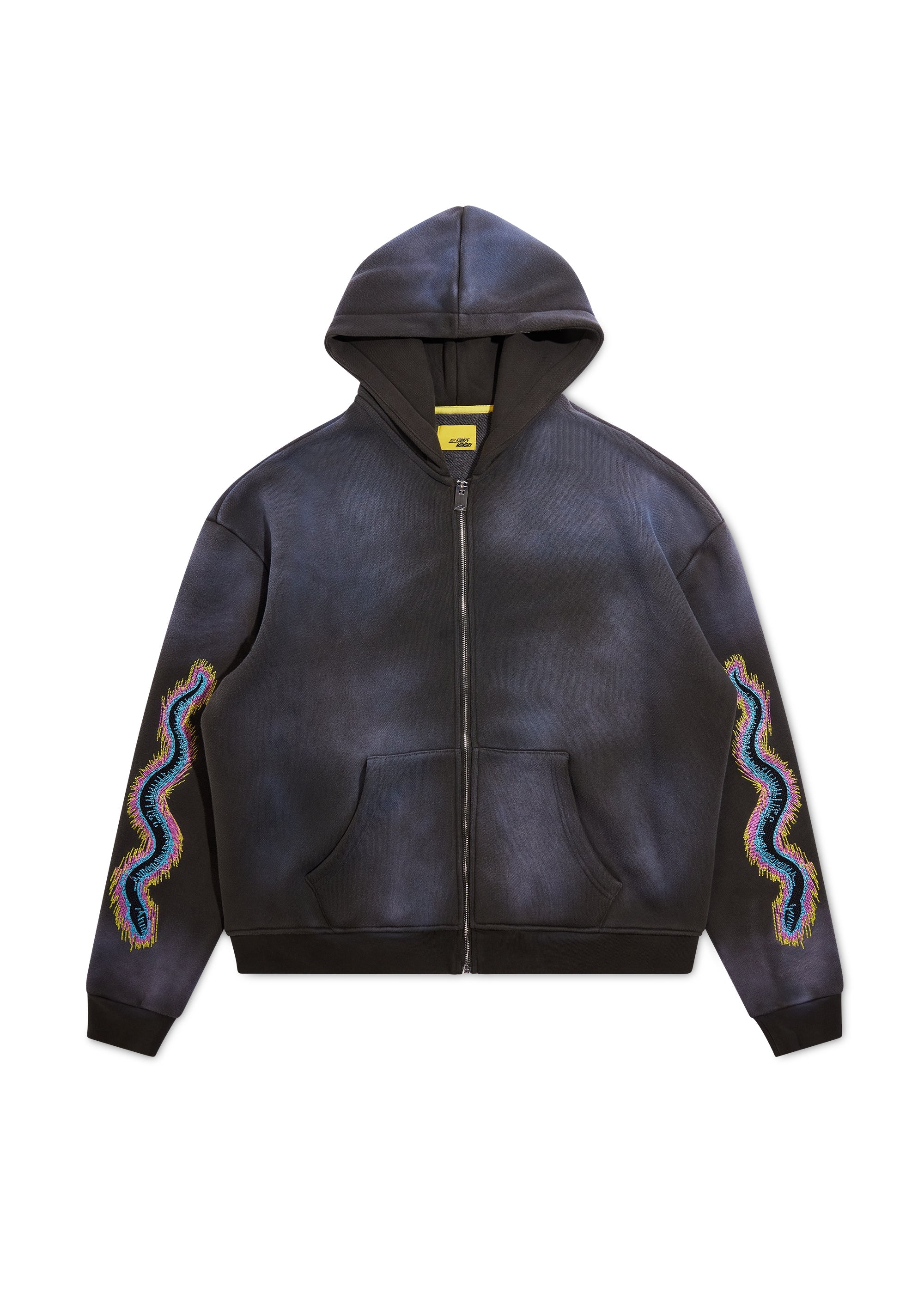 Snake Full Zip Sweatshirt - Vintage Black Snake Full Zip Sweatshirt - Vintage Black