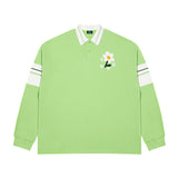 DONCARE(AFGK) "Daisy polo long sleeve shirt" DONCARE(AFGK) "Daisy polo long sleeve shirt"