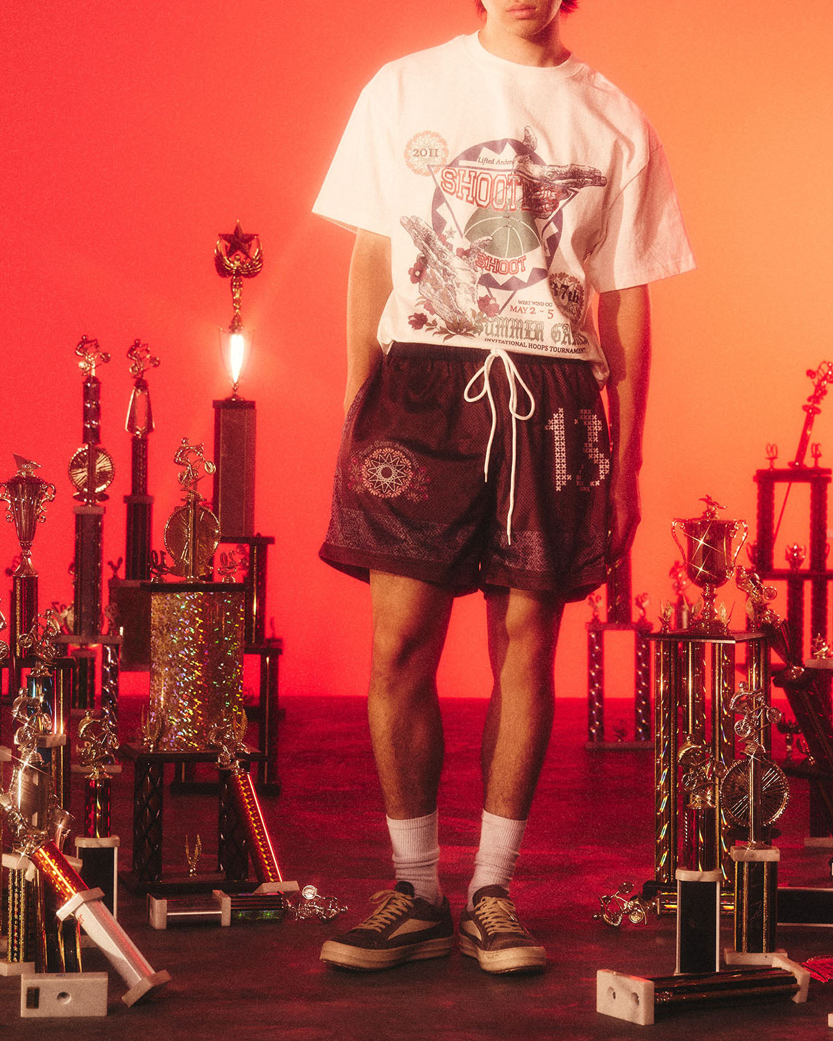 "Shooters" Tee (White) "Shooters" Tee (White)