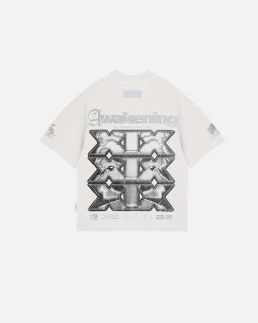Agnus Dei Awakening Boxy Fit Tshirt White