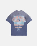 Agnus Dei Future Heavens Tshirt Faded Purple Agnus Dei Future Heavens Tshirt Faded Purple