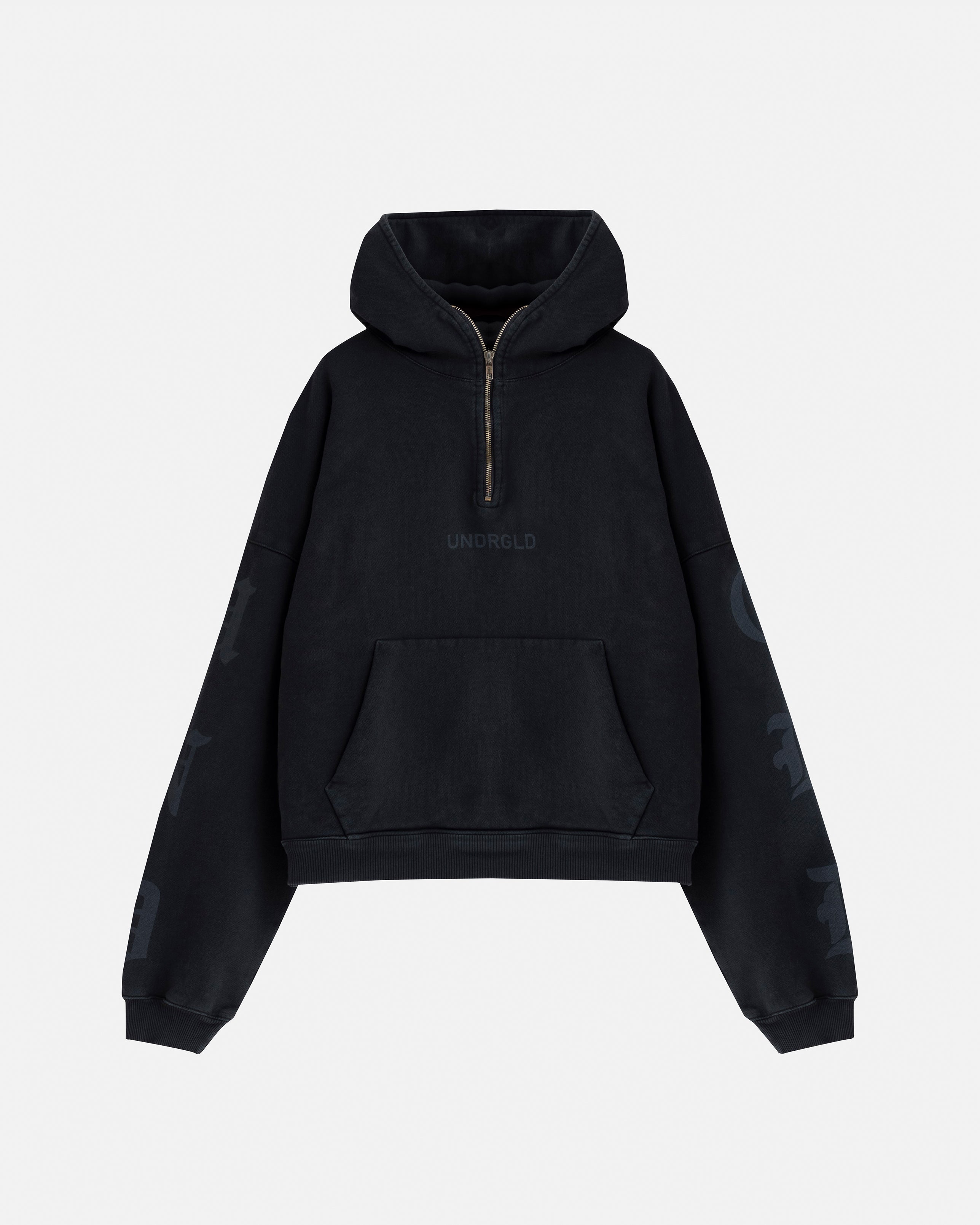 Agnus Dei Goth Half Zip Up Hoodie Vintage Black Agnus Dei Goth Half Zip Up Hoodie Vintage Black