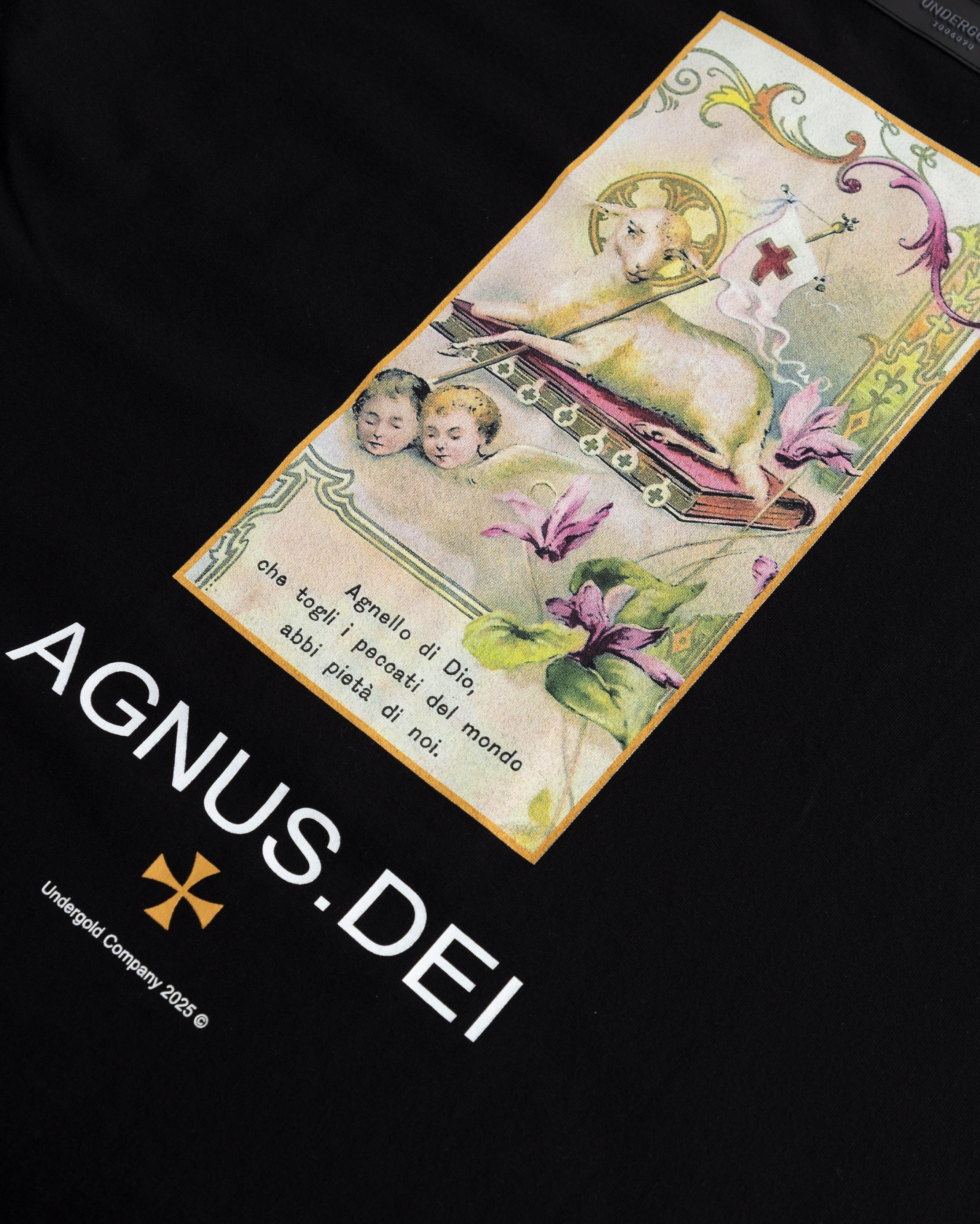 Agnus Dei Sheep Tshirt Black Agnus Dei Sheep Tshirt Black