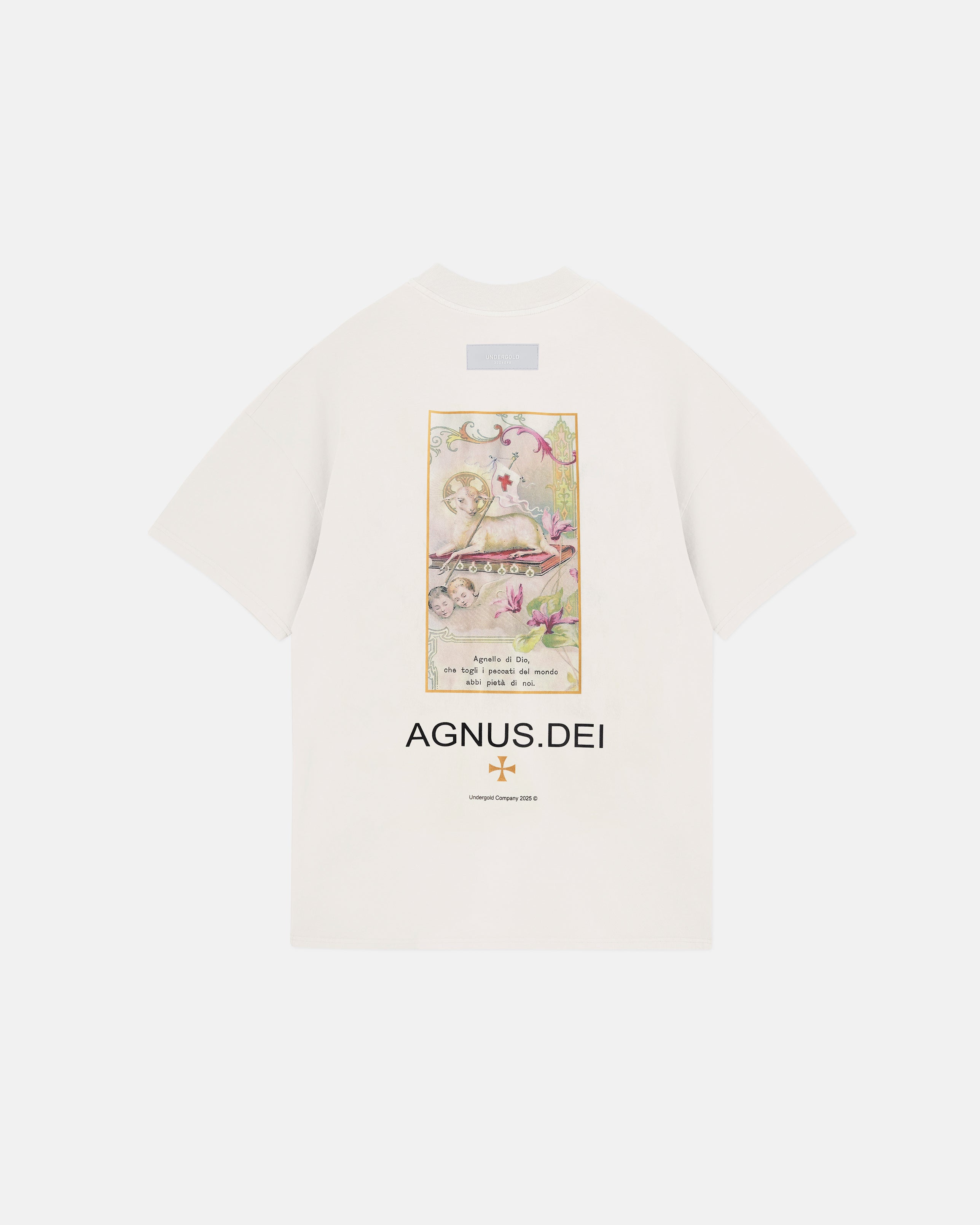 Agnus Dei Sheep Tshirt White Agnus Dei Sheep Tshirt White