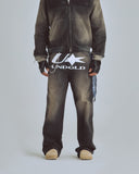 Agnus Dei U Star Wide Jean Dirty Black Agnus Dei U Star Wide Jean Dirty Black