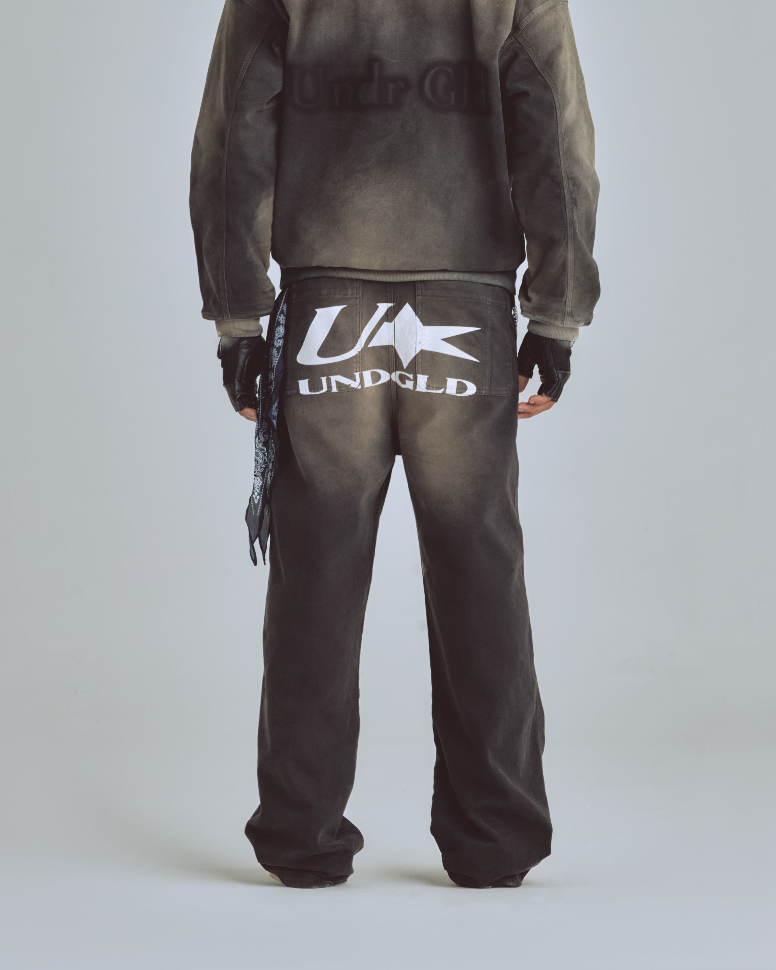 Agnus Dei U Star Wide Jean Dirty Black Agnus Dei U Star Wide Jean Dirty Black