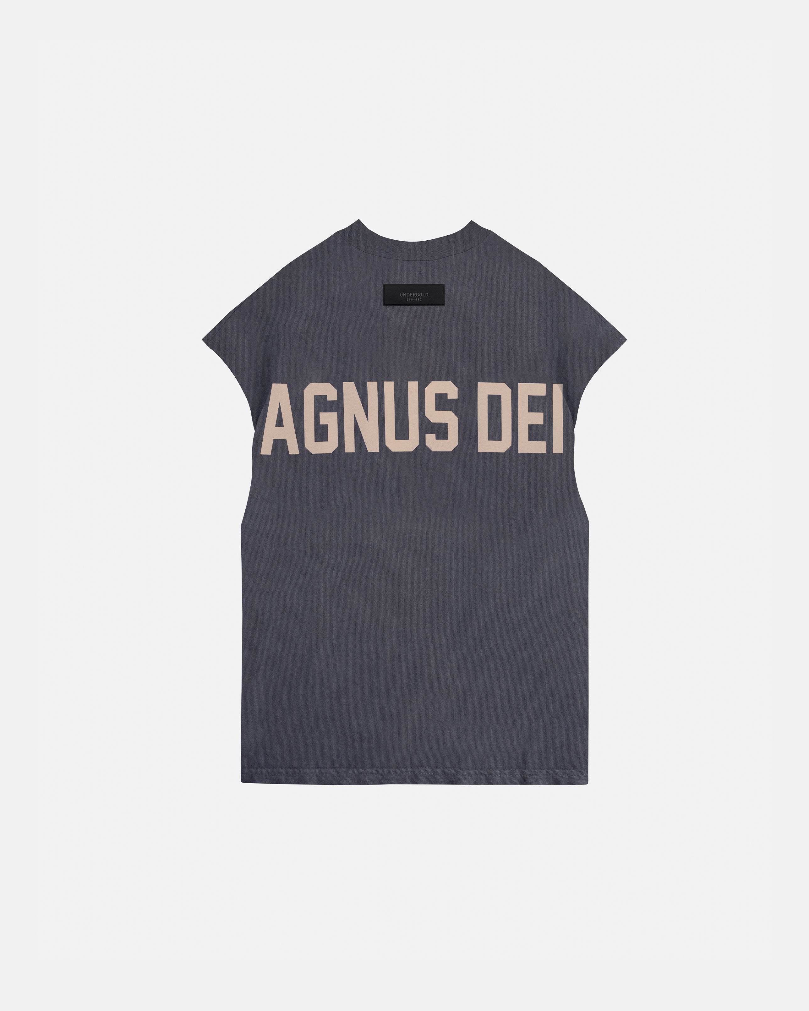 Agnus Dei UNDRGLD Sleeveless Tshirt Vintage Gray Agnus Dei UNDRGLD Sleeveless Tshirt Vintage Gray