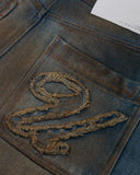 Agnus Dei Undrgld Wide Jean Muddy Blue Agnus Dei Undrgld Wide Jean Muddy Blue