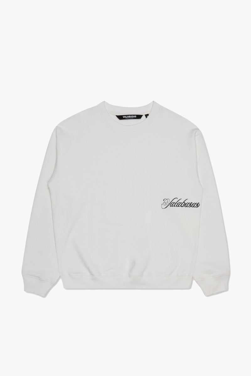 "ALLOY" CREW NECK WHITE "ALLOY" CREW NECK WHITE