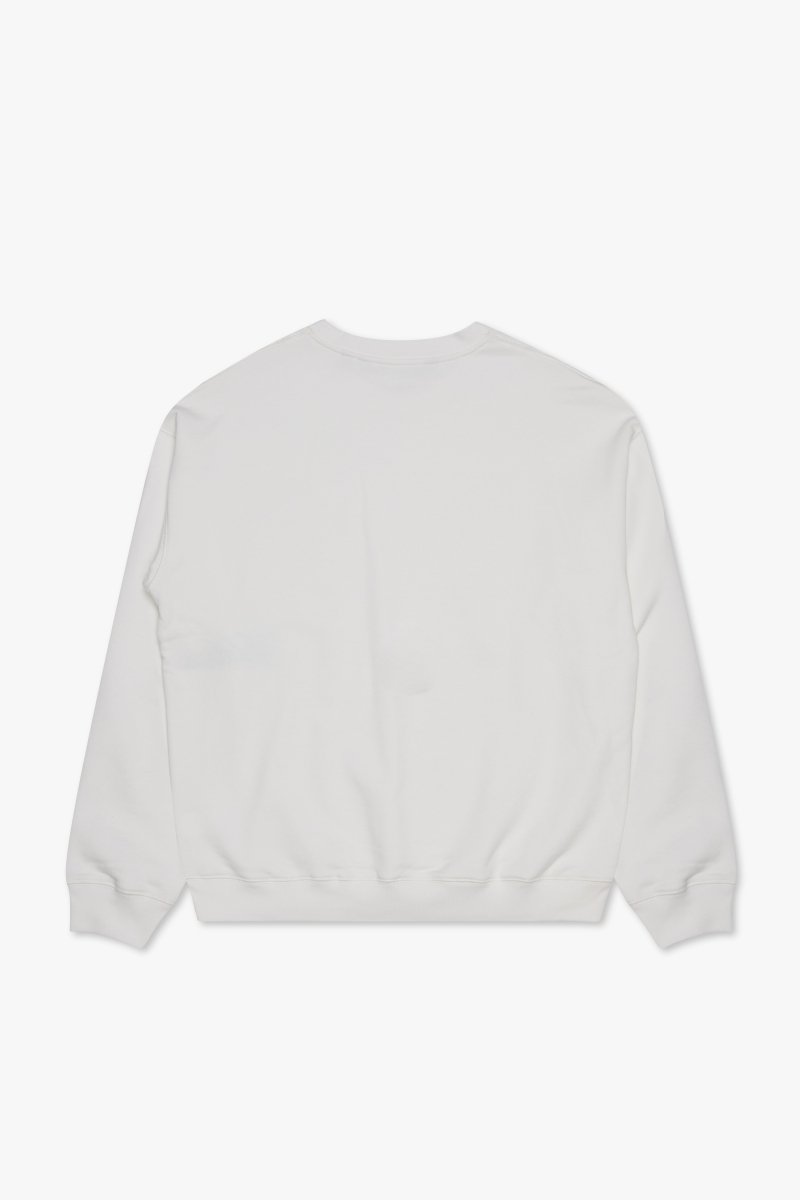 "ALLOY" CREW NECK WHITE "ALLOY" CREW NECK WHITE