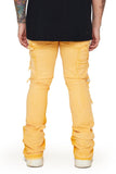 “Alpha" STACKED FLARE JEAN LT. ORANGE “Alpha" STACKED FLARE JEAN LT. ORANGE