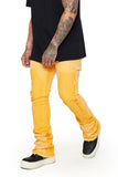 “Alpha" STACKED FLARE JEAN LT. ORANGE “Alpha" STACKED FLARE JEAN LT. ORANGE