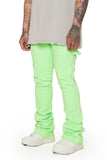 “ALPHA” STACKED FLARE JEAN LT.GREEN “ALPHA” STACKED FLARE JEAN LT.GREEN