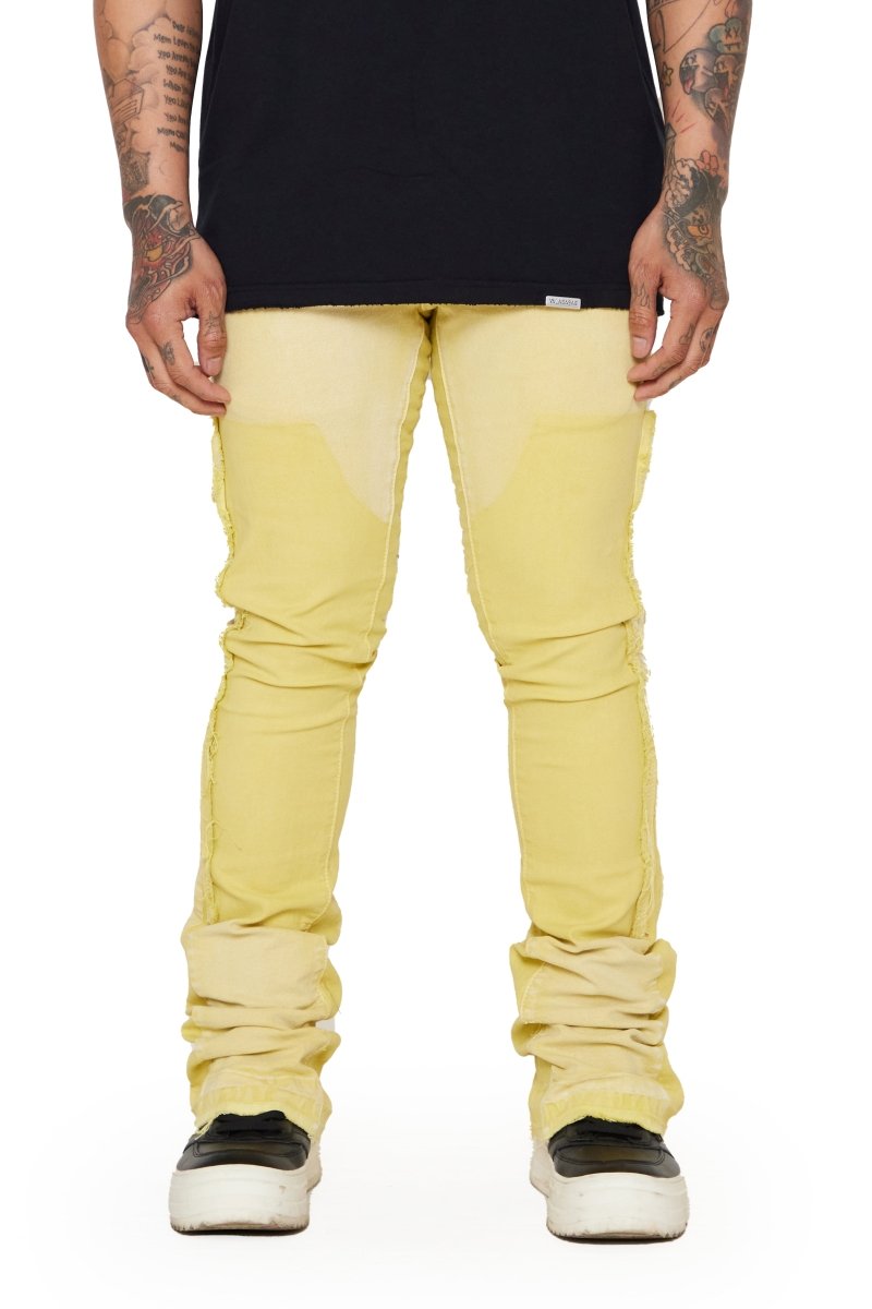 "ALPHA" STACKED FLARE LT. KHAKI "ALPHA" STACKED FLARE LT. KHAKI