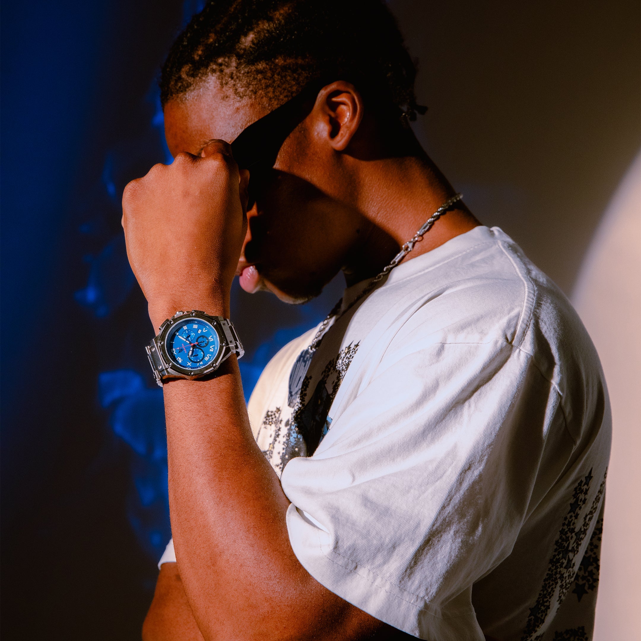 AM1054SS - AMBASSADOR SILVER / LA BLUE STEEL WATCH AM1054SS - AMBASSADOR SILVER / LA BLUE STEEL WATCH