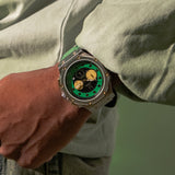 AM1055SS - AMBASSADOR SILVER / DOOM GREEN WATCH AM1055SS - AMBASSADOR SILVER / DOOM GREEN WATCH