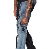 "APOLLO” JEANS BLUE DENIM / BLACK DENIM "APOLLO” JEANS BLUE DENIM / BLACK DENIM