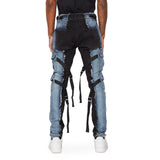 "APOLLO” JEANS BLUE DENIM / BLACK DENIM "APOLLO” JEANS BLUE DENIM / BLACK DENIM