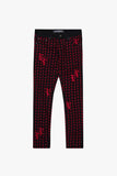 "ASTERISK" SKINNY BLACK / RED "ASTERISK" SKINNY BLACK / RED