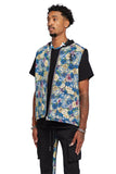 “BANKSY” JACKET BLUE FLOWER MULTI “BANKSY” JACKET BLUE FLOWER MULTI