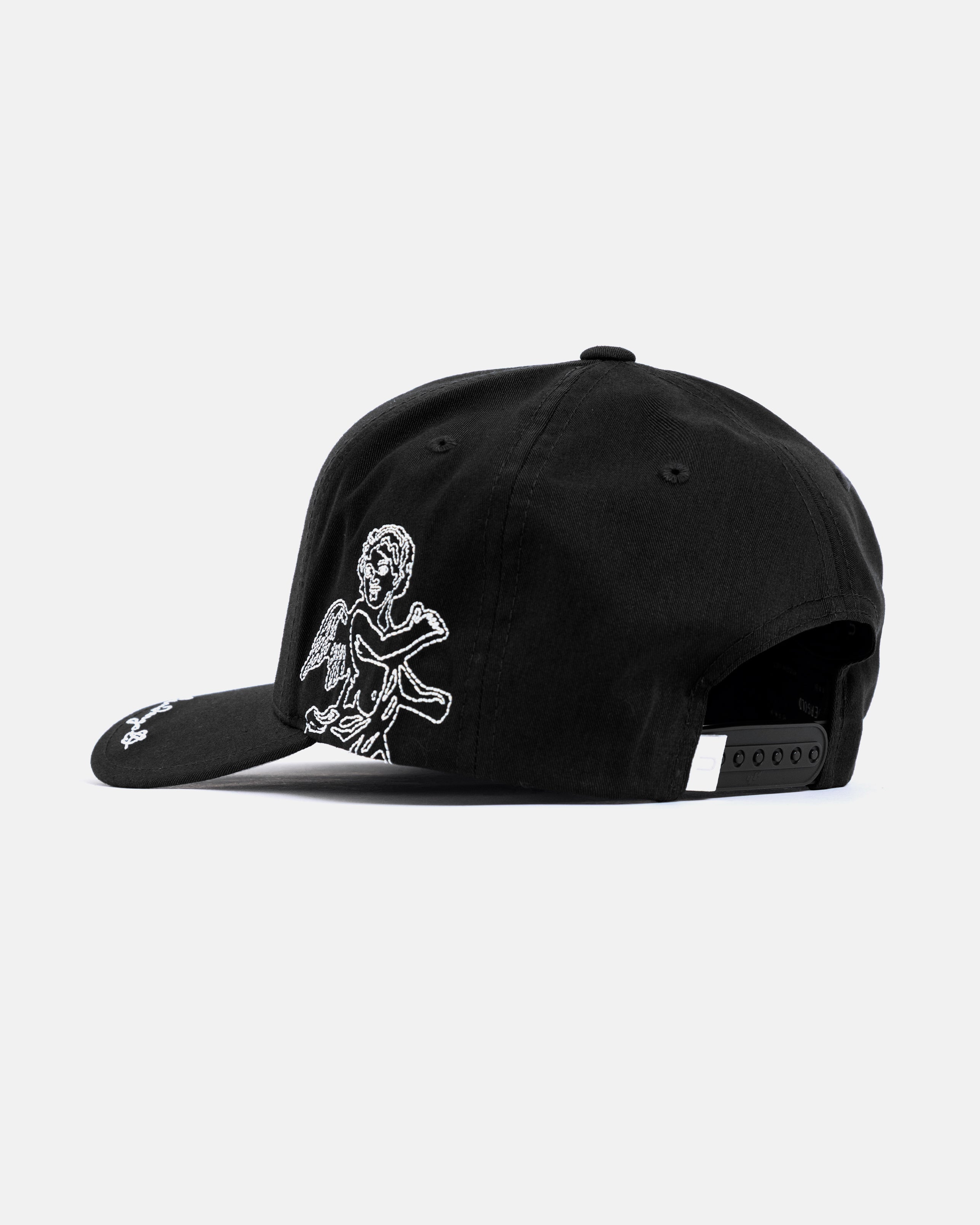 Basics Cherubs High Crown Cap Black Basics Cherubs High Crown Cap Black