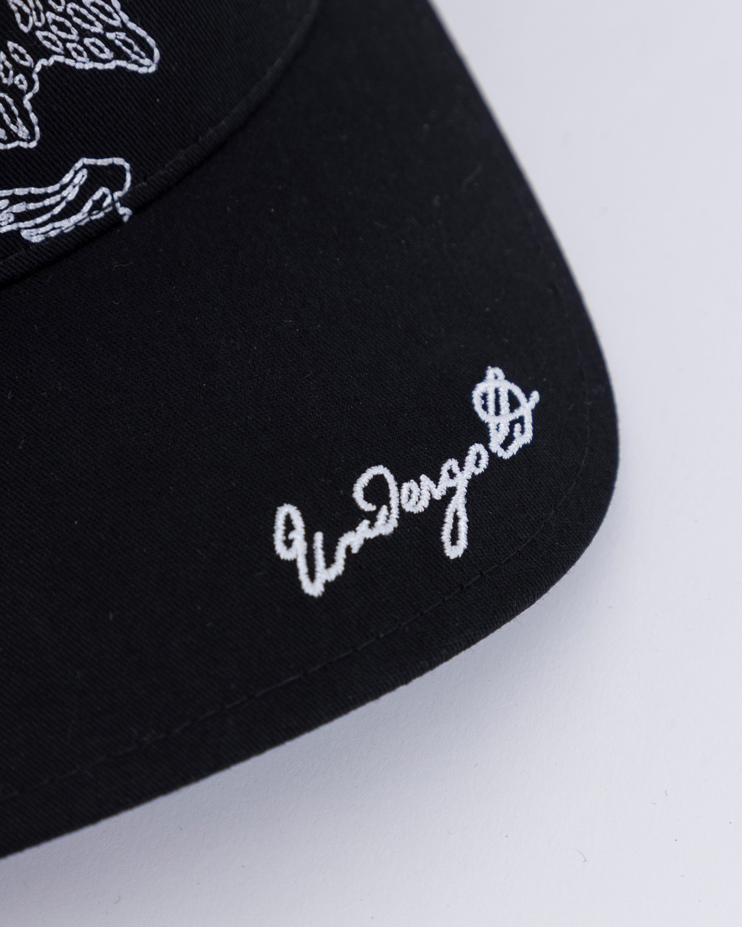 Basics Cherubs High Crown Cap Black Basics Cherubs High Crown Cap Black