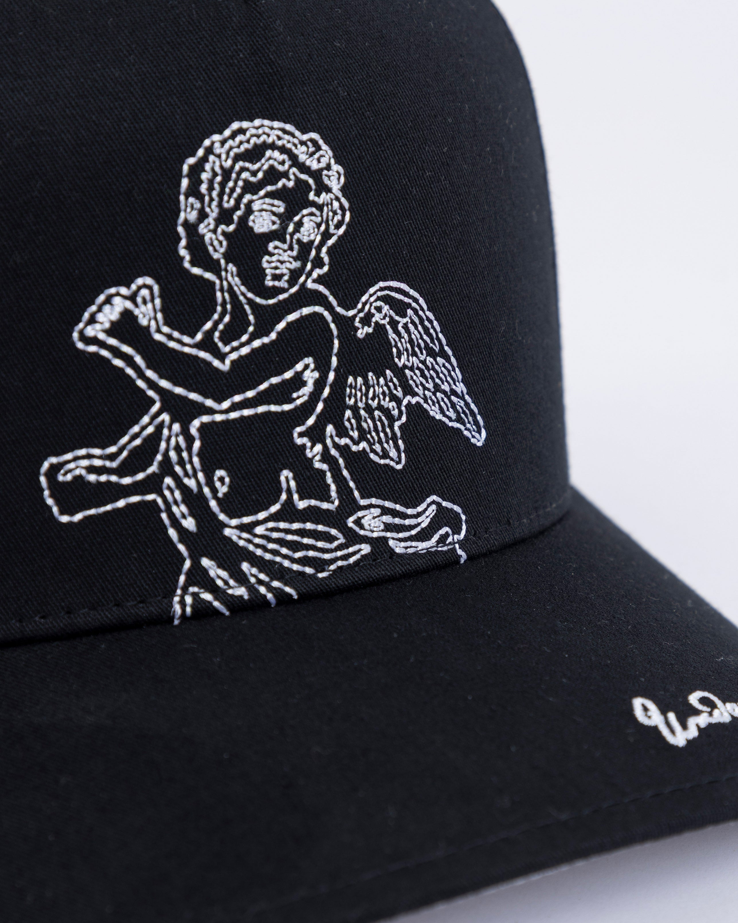 Basics Cherubs High Crown Cap Black Basics Cherubs High Crown Cap Black