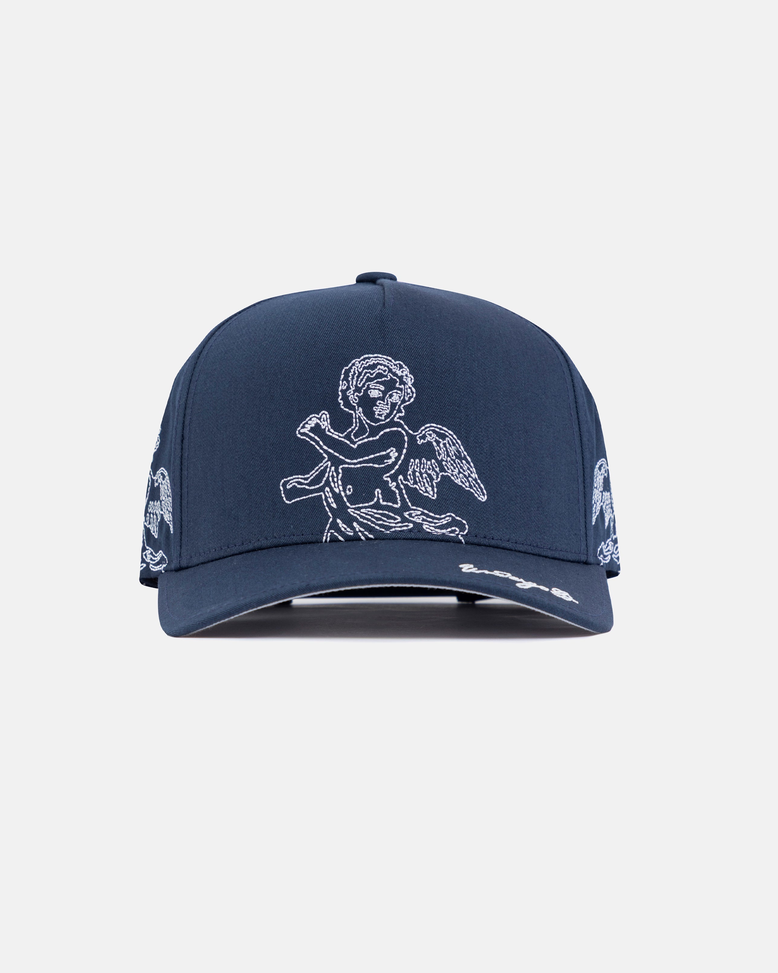 Basics Cherubs High Crown Cap Navy Blue Basics Cherubs High Crown Cap Navy Blue