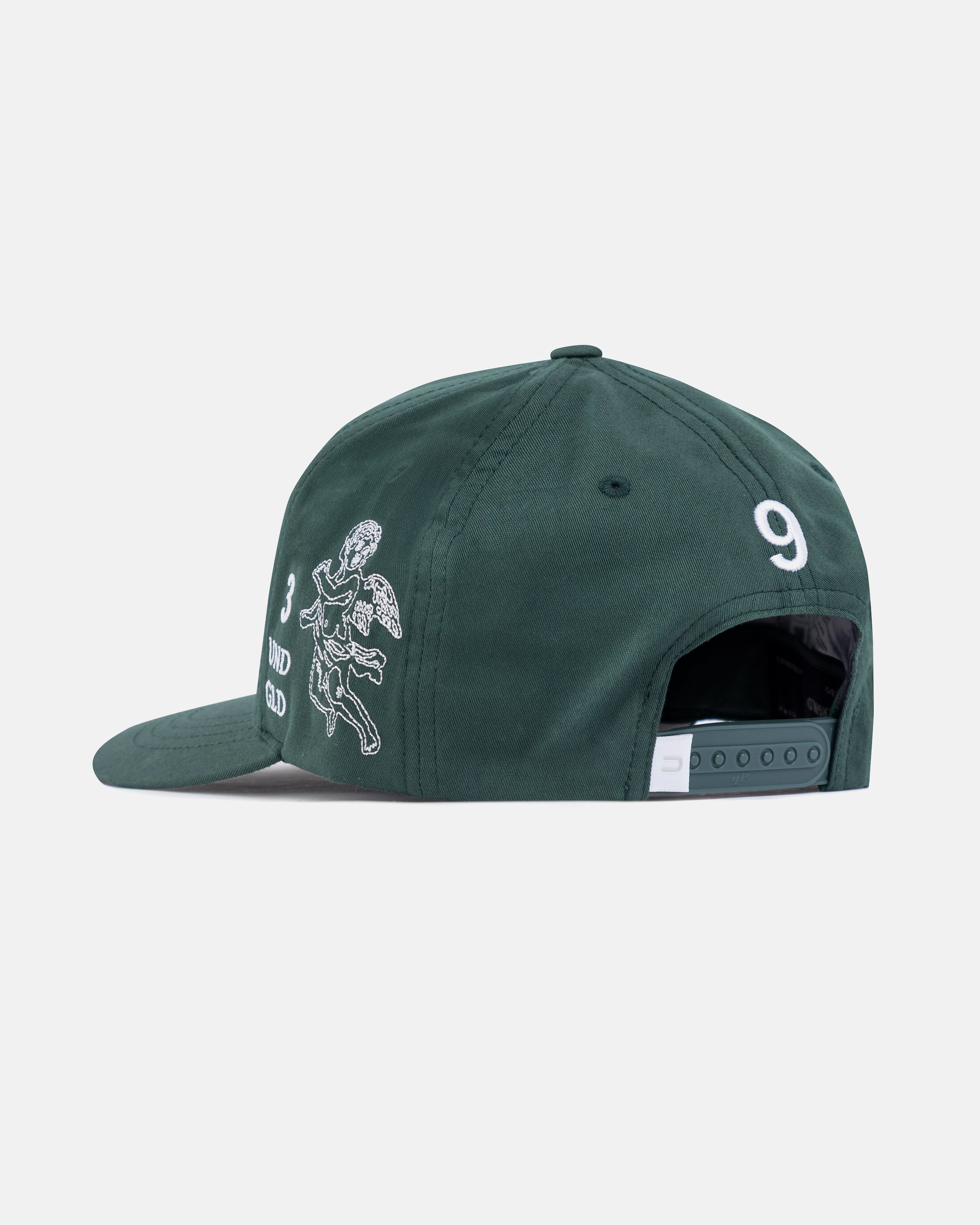 Basics God's Plan High Crown Cap Green Basics God's Plan High Crown Cap Green