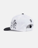 Basics God's Plan High Crown Cap White / Black Basics God's Plan High Crown Cap White / Black