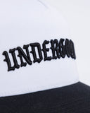 Basics God's Plan High Crown Cap White / Black Basics God's Plan High Crown Cap White / Black