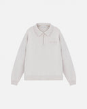 Basics Knit Zip Up Long Sleeve Polo Shirt Seed Gray Basics Knit Zip Up Long Sleeve Polo Shirt Seed Gray