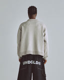 Basics Knit Zip Up Long Sleeve Polo Shirt Seed Gray Basics Knit Zip Up Long Sleeve Polo Shirt Seed Gray