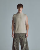 Basics Knitted Vest Cream Basics Knitted Vest Cream