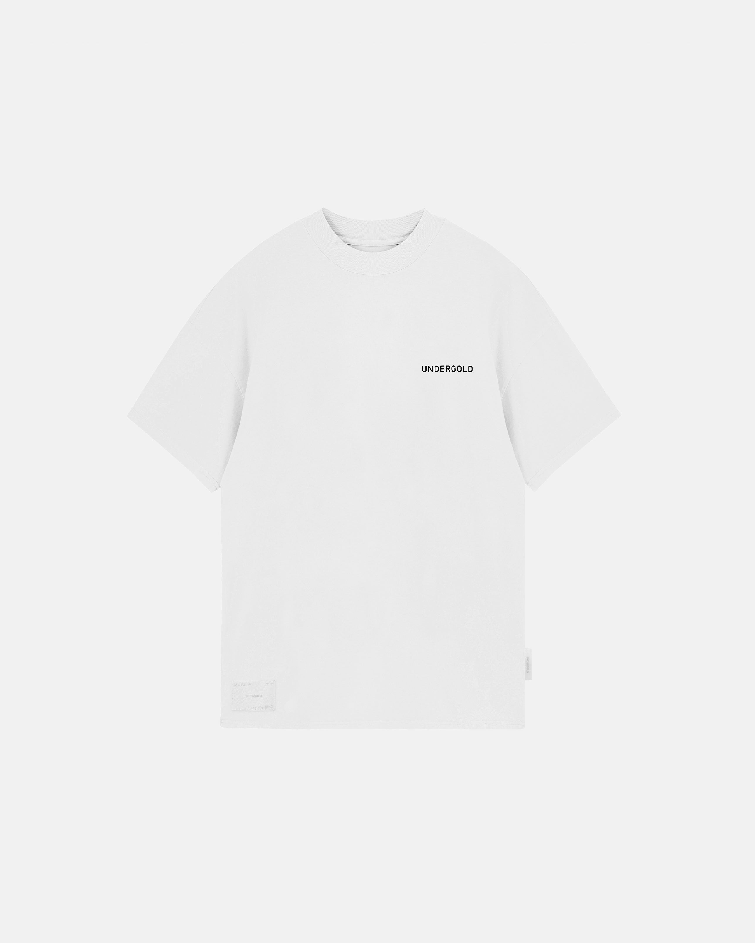 Basics Tiny Logo Regular Fit Tshirt White Basics Tiny Logo Regular Fit Tshirt White