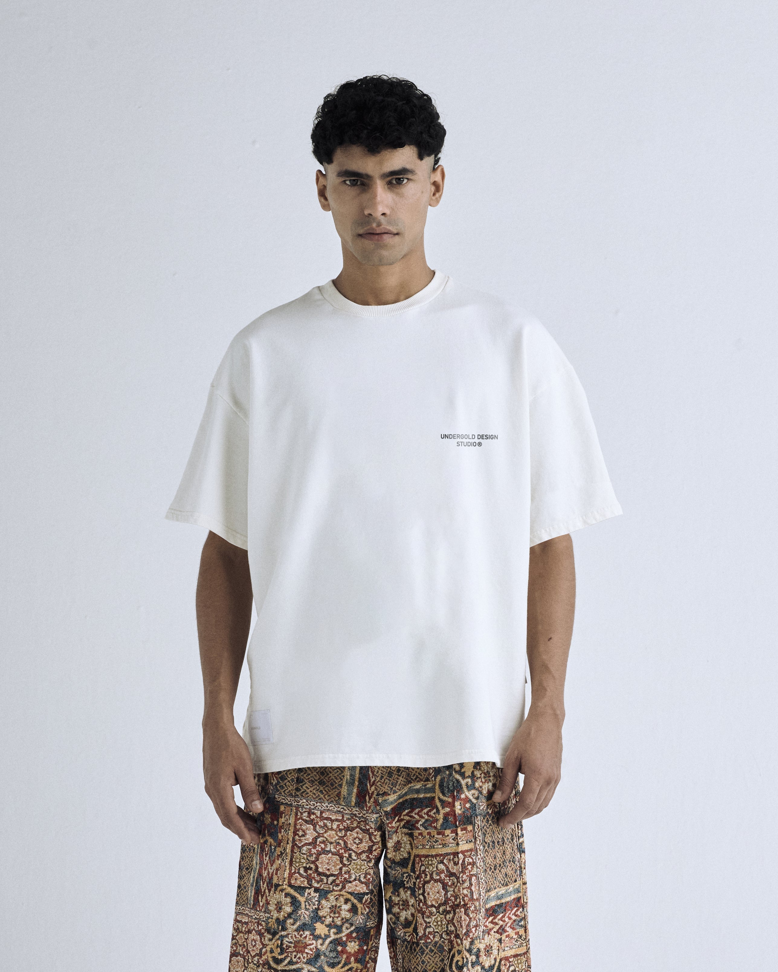 Basics Undergold Design Studio Boxy T-shirt White Basics Undergold Design Studio Boxy T-shirt White