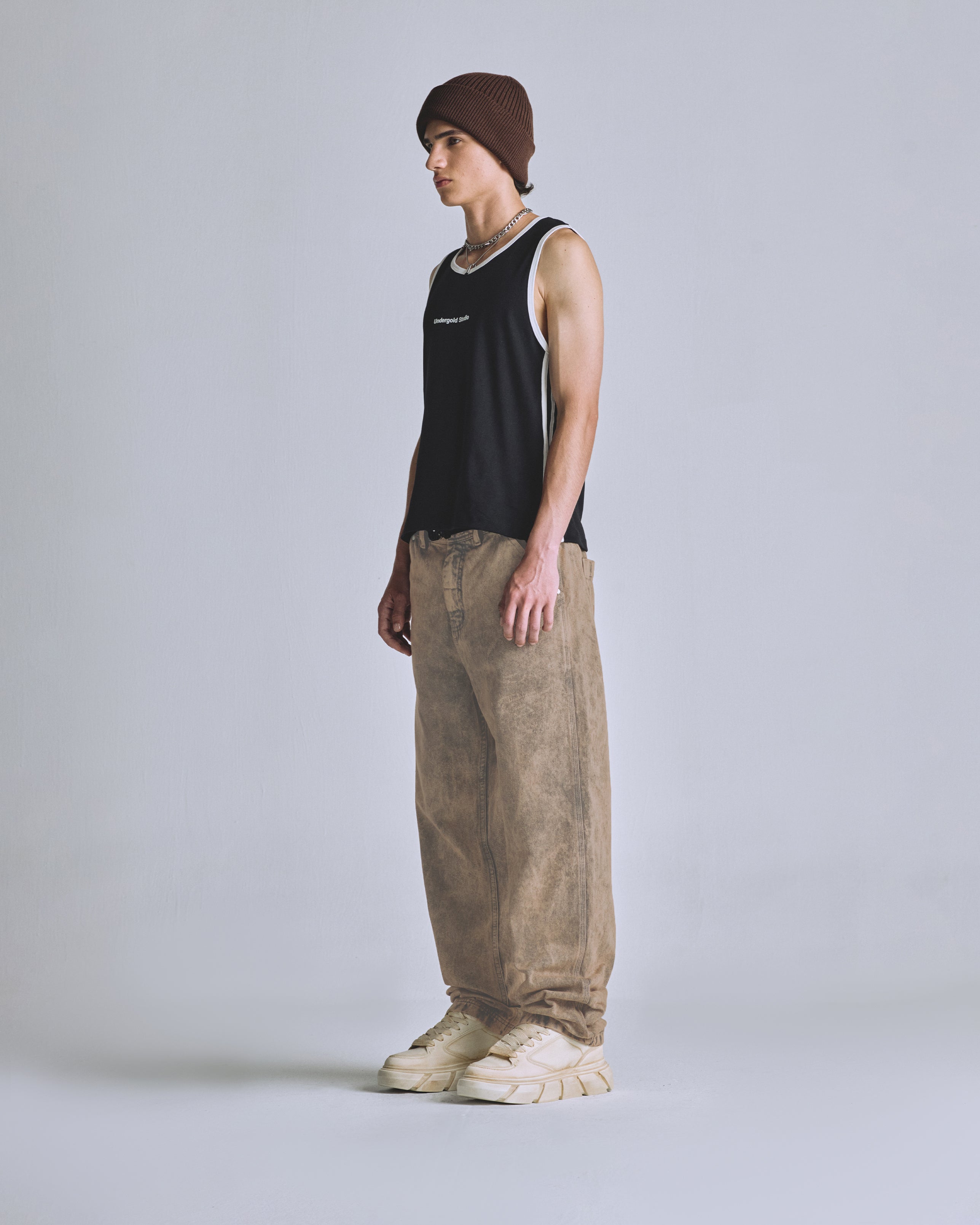 Basics UNDERGOLD Regular Jean Washed Brown Basics UNDERGOLD Regular Jean Washed Brown